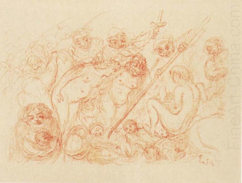 James Ensor The Massacre of the Innocents oil painting picture